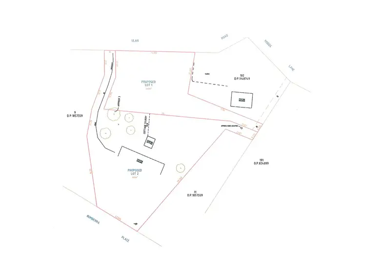 Floorplan of Homely land listing, Part Lot 101 160 Ulan Road, Mudgee NSW 2850