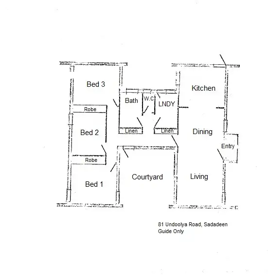 Floorplan of Homely house listing, 81 Undoolya Road, East Side NT 870