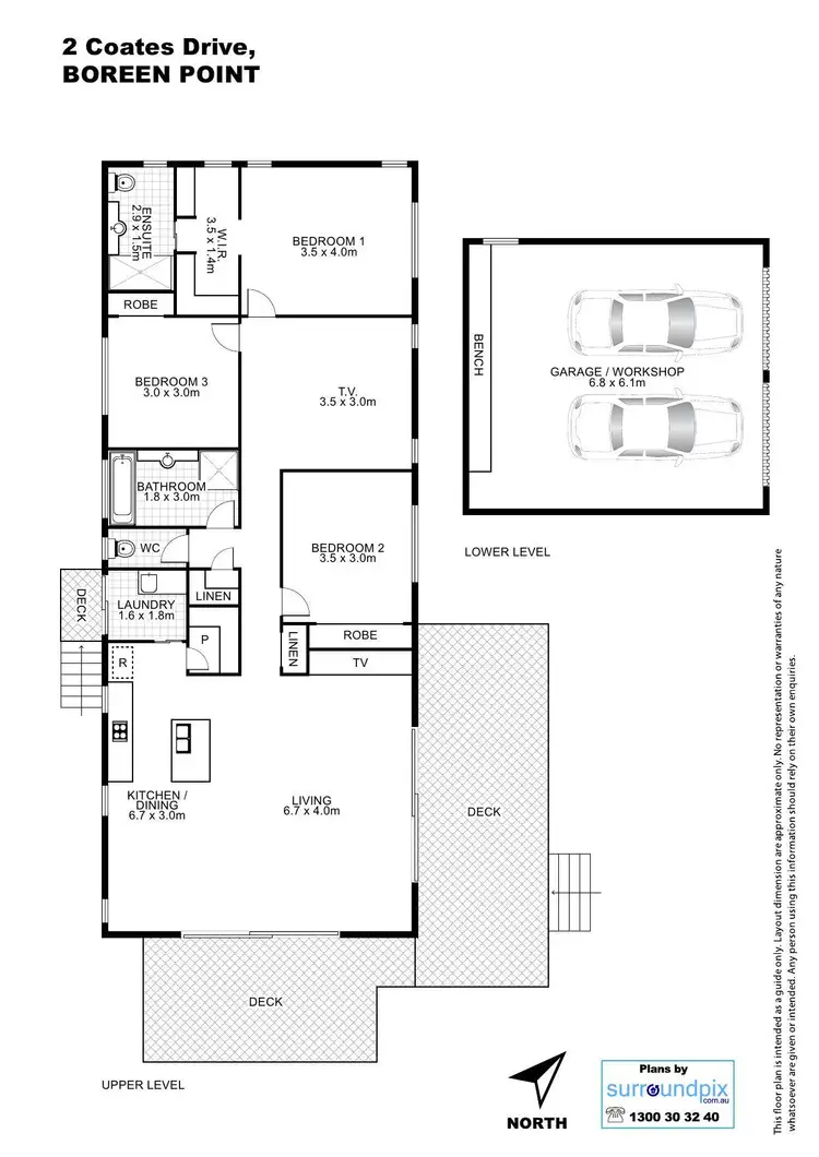 Floorplan of Homely house listing, 2 Coates Drive, Boreen Point QLD 4565