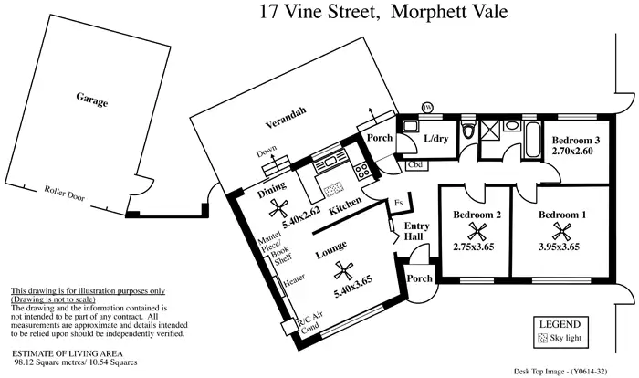 Floorplan of Homely house listing, 17 Vine Street, Morphett Vale SA 5162