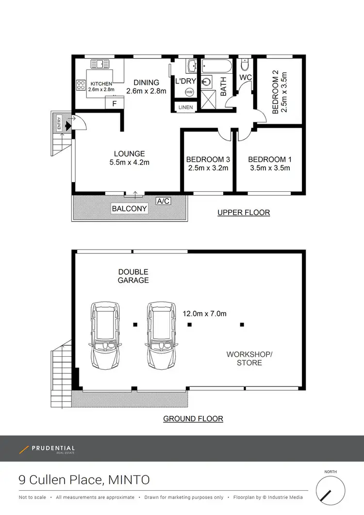 Floorplan of Homely house listing, 9 Cullen Place, Minto NSW 2566