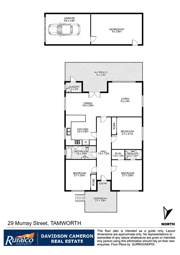Floorplan of Homely house listing, 29 Murray Street, Tamworth NSW 2340