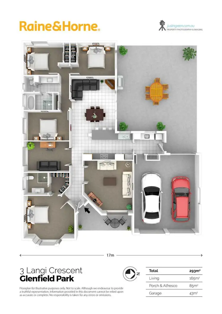 Floorplan of Homely house listing, 3 Langi Crescent, Glenfield Park NSW 2650