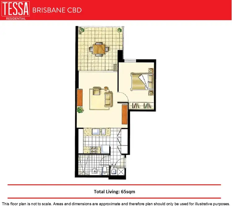 Floorplan of Homely apartment listing, 82/15 Goodwin Street, Kangaroo Point QLD 4169