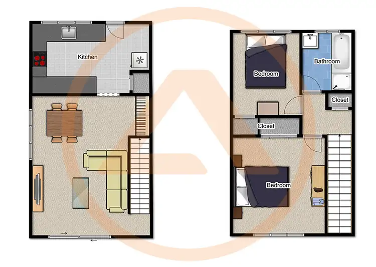 Floorplan of Homely house listing, 55/7 Wisp Street, Woodridge QLD 4114