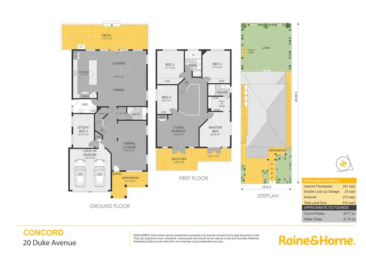 Floorplan of Homely house listing, 20 Duke Avenue, Concord NSW 2137