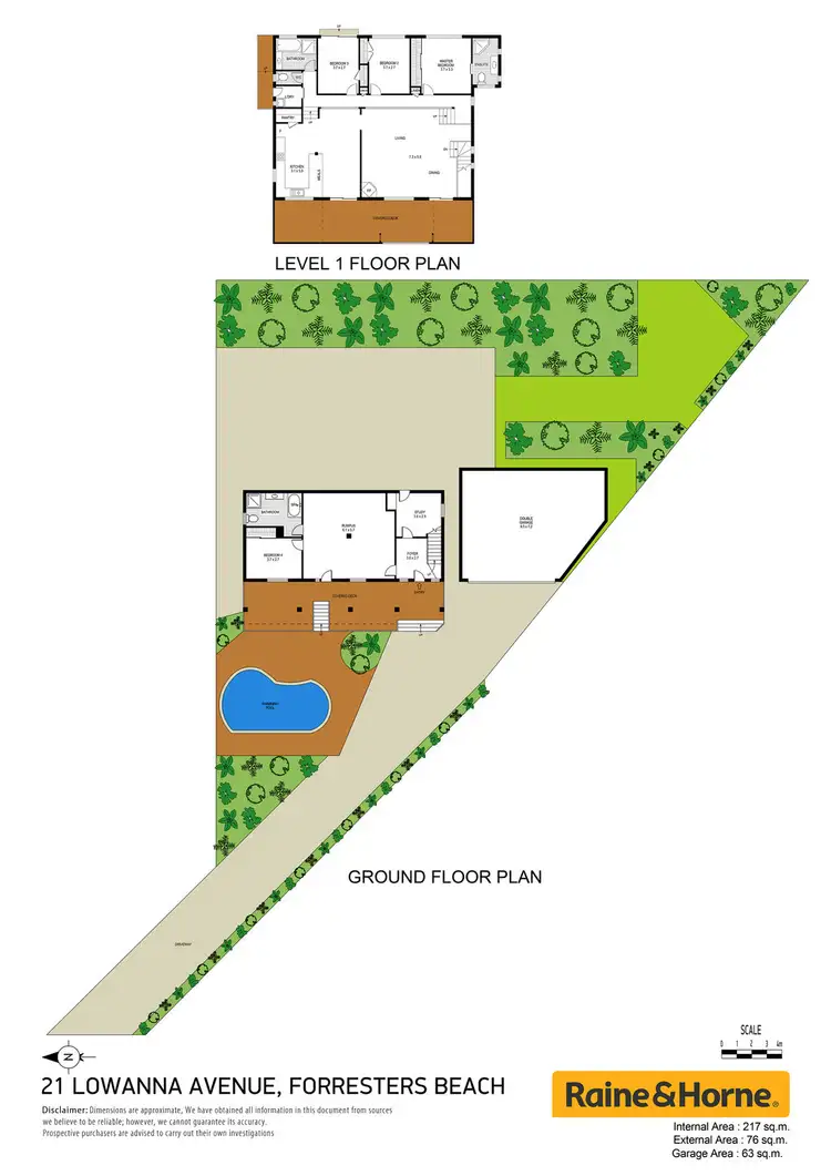 Floorplan of Homely house listing, 21 Lowanna Ave, Forresters Beach NSW 2260