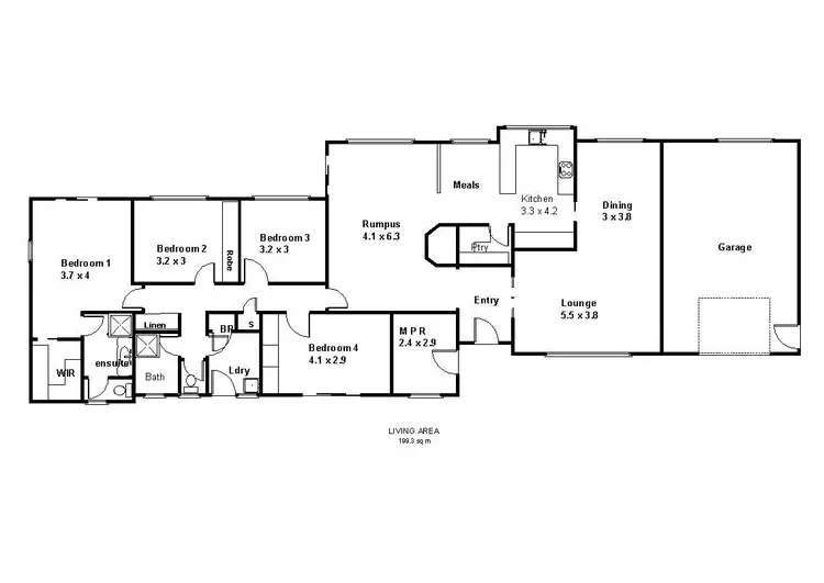Floorplan of Homely house listing, 117 Schmidt Drive, Paringa SA 5340