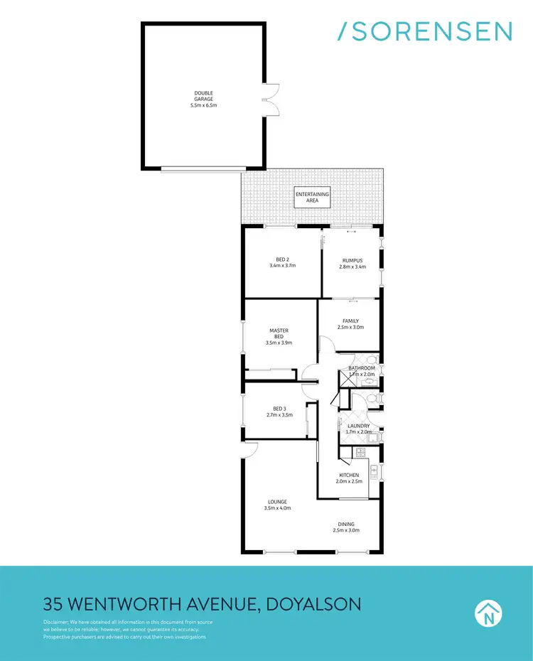 Floorplan of Homely house listing, 35 Wentworth Avenue, Doyalson NSW 2262