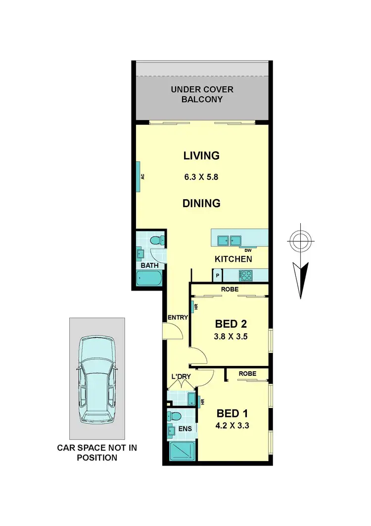 Floorplan of Homely apartment listing, 7/6 Sturt Street, Essendon VIC 3040