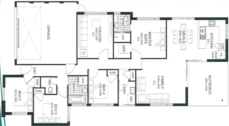 Floorplan of Homely house listing, 6 Borale Retreat, Darch WA 6065