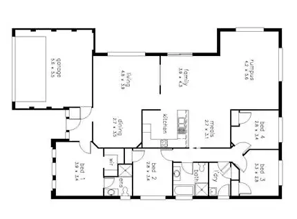 Floorplan of Homely house listing, Address available on request