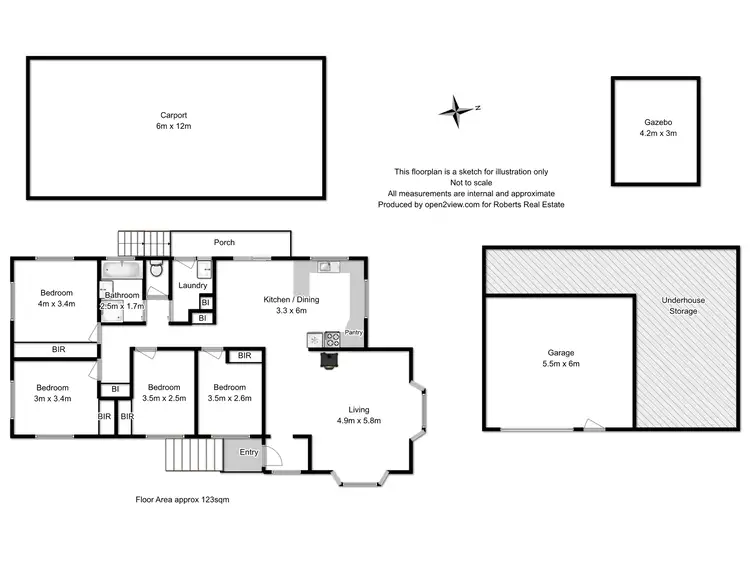 Floorplan of Homely house listing, 232 Lewisham Road, Forcett TAS 7173