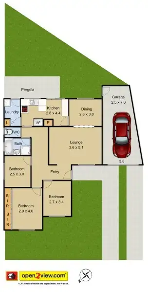 Floorplan of Homely house listing, 14 Roche Grove, Shalvey NSW 2770