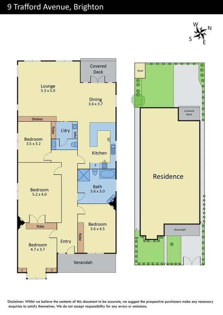 Floorplan of Homely house listing, 9 Trafford Avenue, Brighton VIC 3186