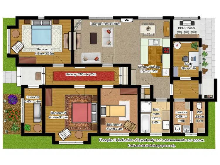 Floorplan of Homely house listing, 75 High Street, Oatlands TAS 7120