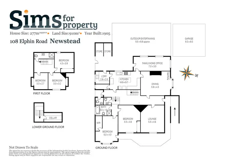 Floorplan of Homely house listing, 108 Elphin Road, Newstead TAS 7250