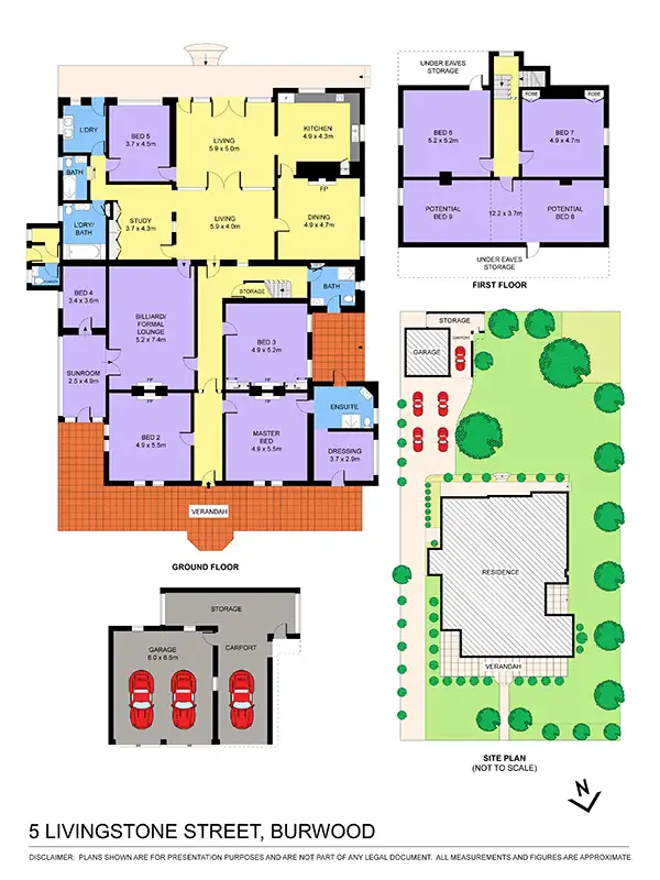 Floorplan of Homely house listing, 5 Livingstone Street, Burwood NSW 2134