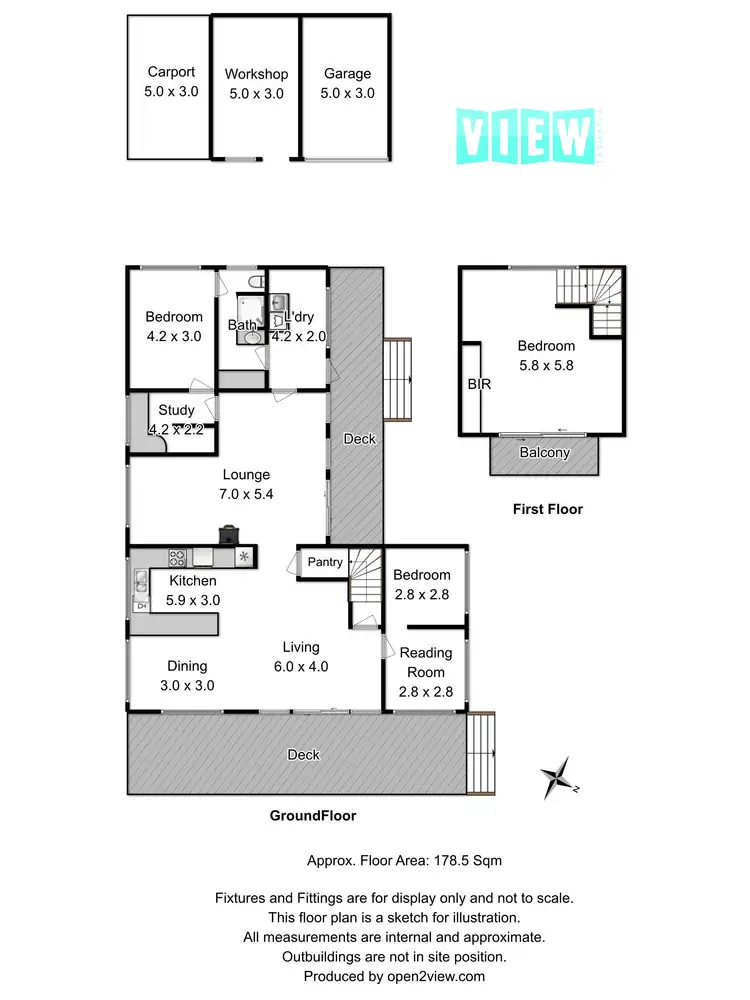 Floorplan of Homely house listing, 53 Rainbirds Road, Flowerpot TAS 7163