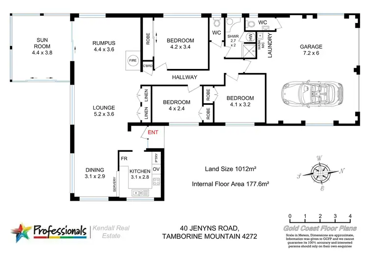 Floorplan of Homely house listing, 40 Jenyns Road, Tamborine Mountain QLD 4272