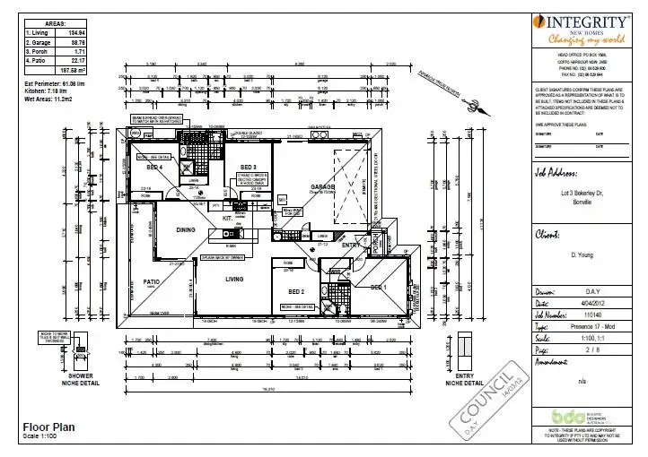 Floorplan of Homely house listing, 17 Berkeley Drive, Bonville NSW 2450