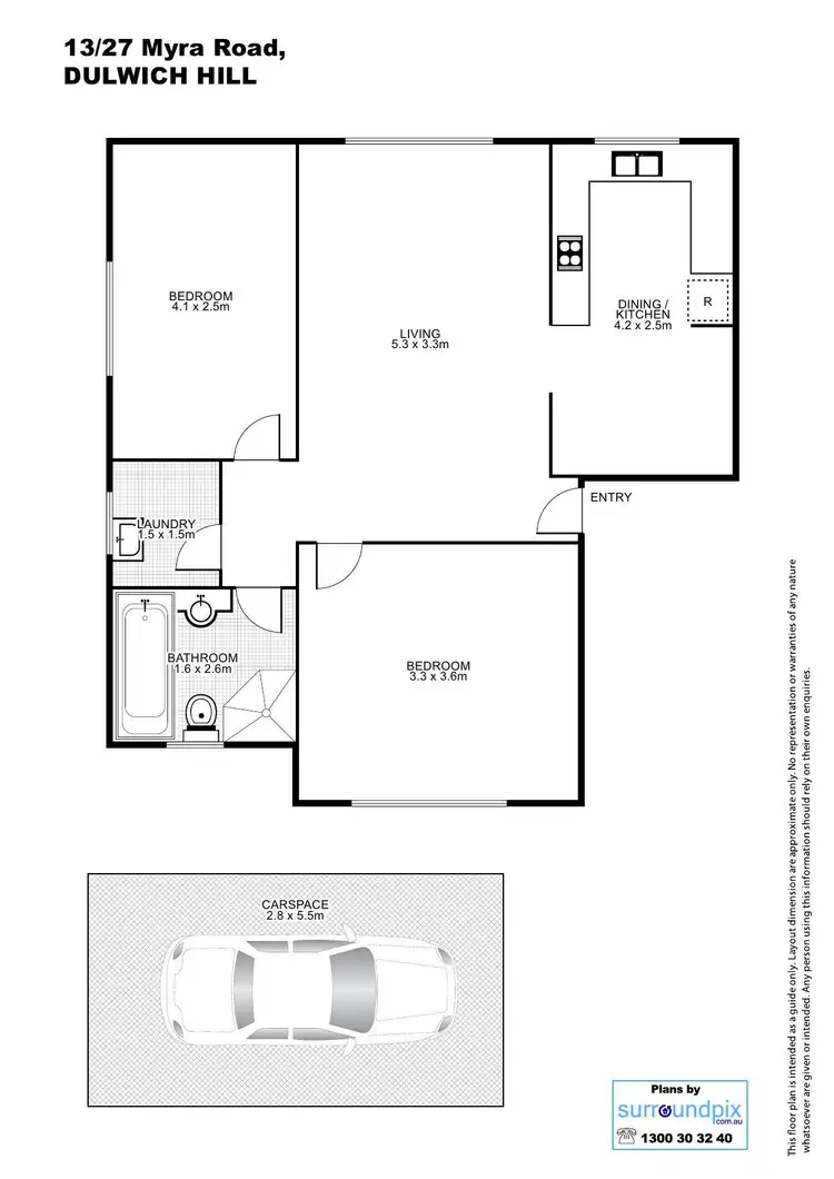 Floorplan of Homely unit listing, 13/27 Myra Road, Dulwich Hill NSW 2203