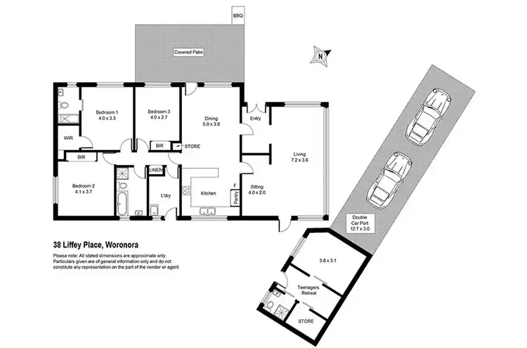 Floorplan of Homely house listing, 38 Liffey Place, Woronora NSW 2232