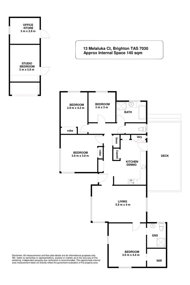 Floorplan of Homely house listing, 13 Melaluka Court, Brighton TAS 7030