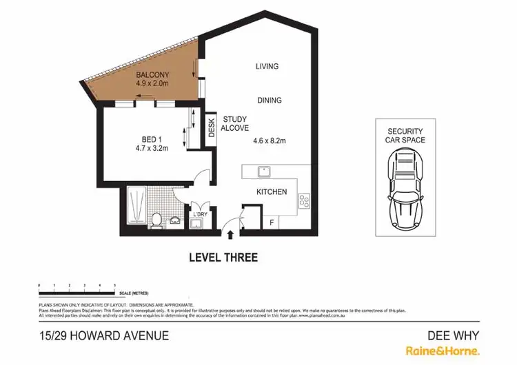 Floorplan of Homely unit listing, 15/29 Howard Avenue, Dee Why NSW 2099