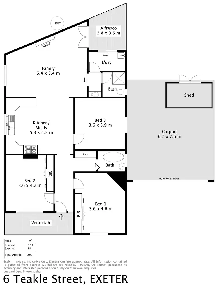 Floorplan of Homely house listing, 6 Teakle Street, Exeter SA 5019