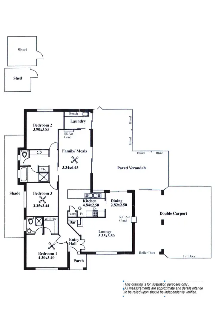 Floorplan of Homely house listing, 39 Cameron Road, Aldinga Beach SA 5173
