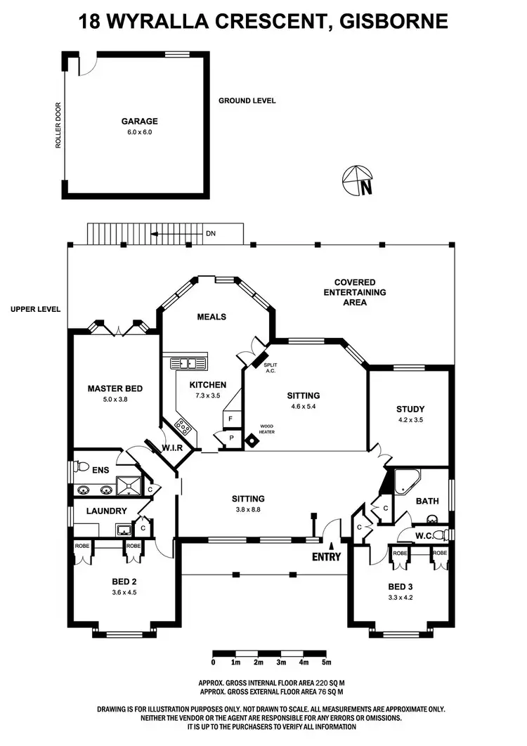 Floorplan of Homely house listing, 18 Wyralla Crescent, Gisborne VIC 3437