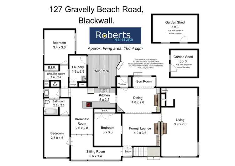 Floorplan of Homely house listing, 127 Gravelly Beach Road, Blackwall TAS 7275