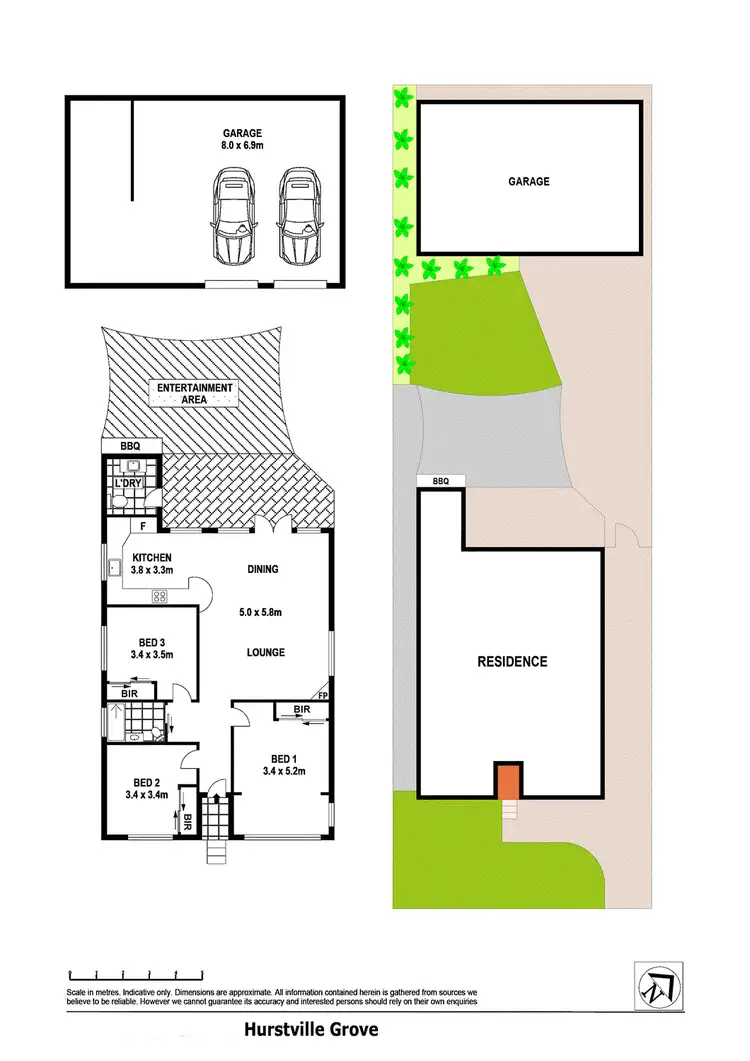 Floorplan of Homely house listing, 101 Hillcrest Avenue, Hurstville Grove NSW 2220