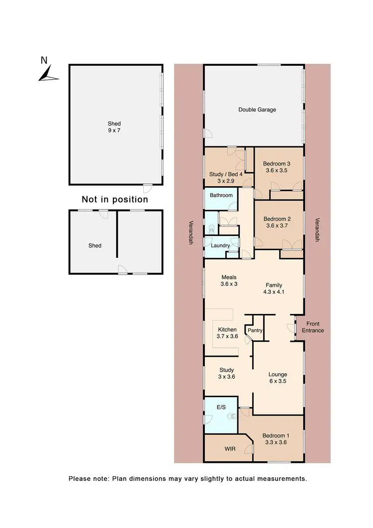 Floorplan of Homely house listing, 74 Progress Road, Dereel VIC 3352