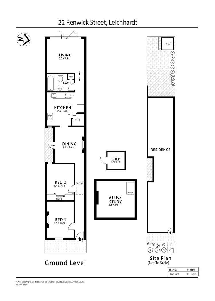Floorplan of Homely house listing, 22 Renwick Street, Leichhardt NSW 2040