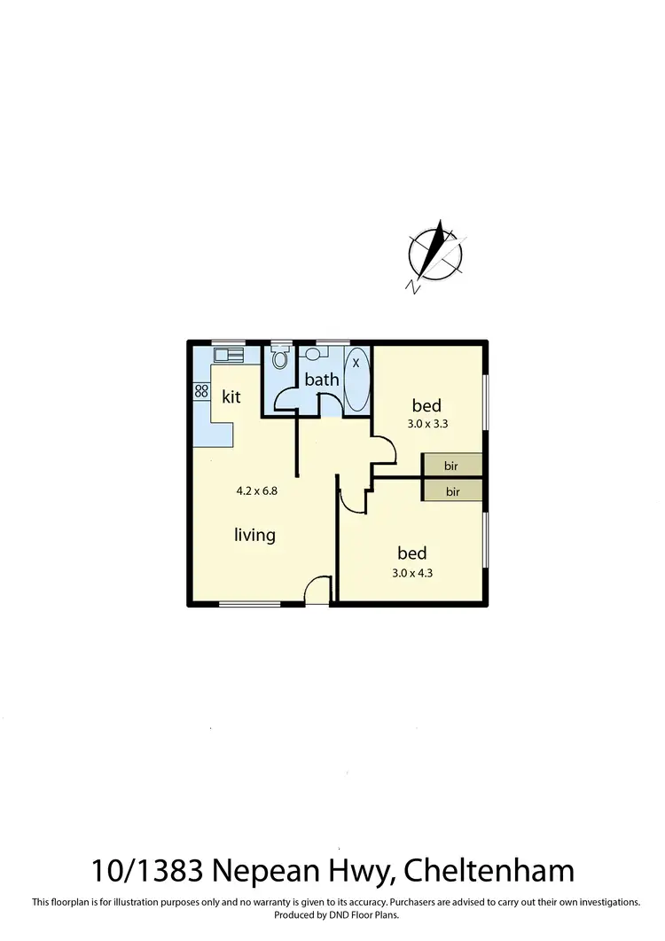Floorplan of Homely apartment listing, 10/1383 Nepean Highway, Cheltenham VIC 3192