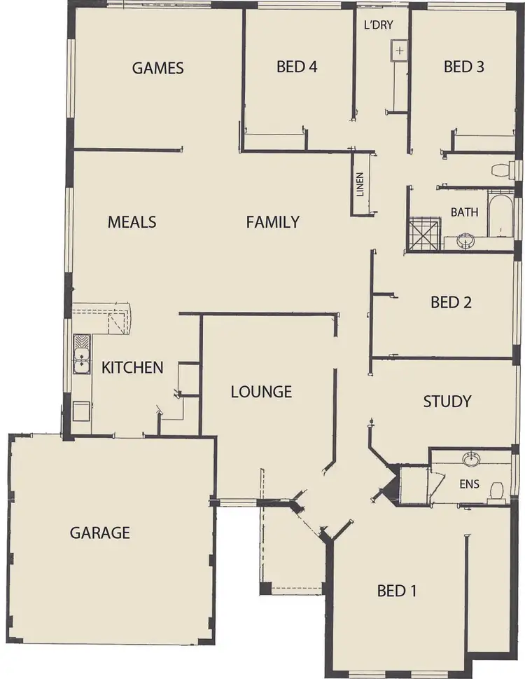 Floorplan of Homely house listing, 66 Buckingham Drive, Wannanup WA 6210