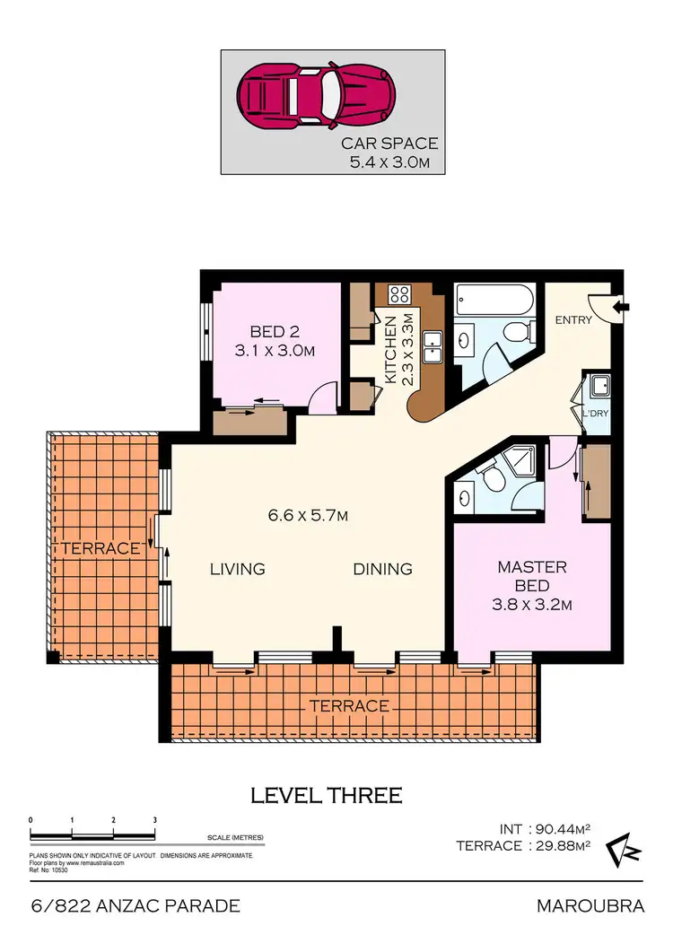 Floorplan of Homely apartment listing, 6/822 Anzac Parade, Maroubra NSW 2035