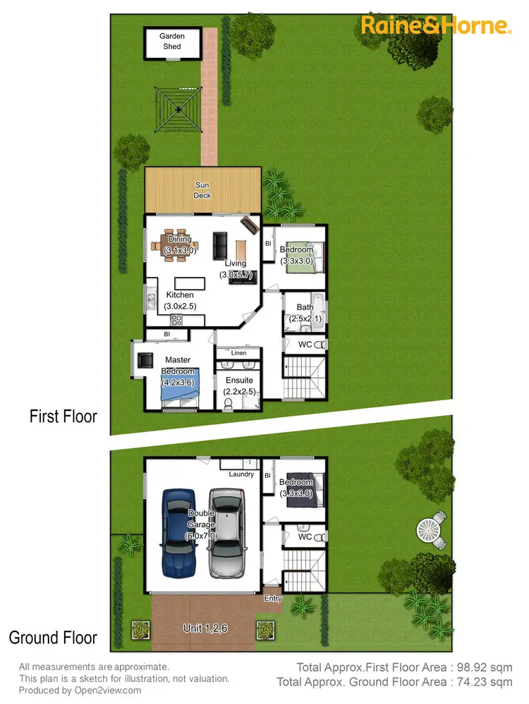 Floorplan of Homely house listing, 6/25 Powell Road, Blackmans Bay TAS 7052