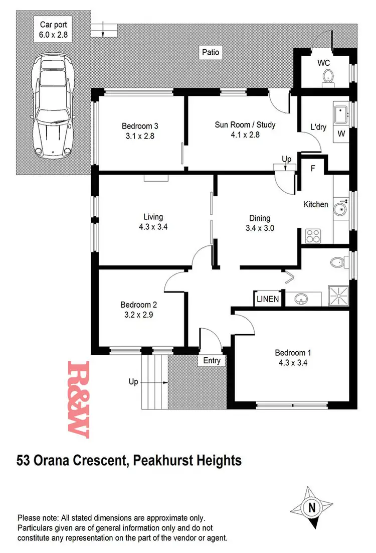 Floorplan of Homely house listing, 53 Orana Crescent, Peakhurst Heights NSW 2210