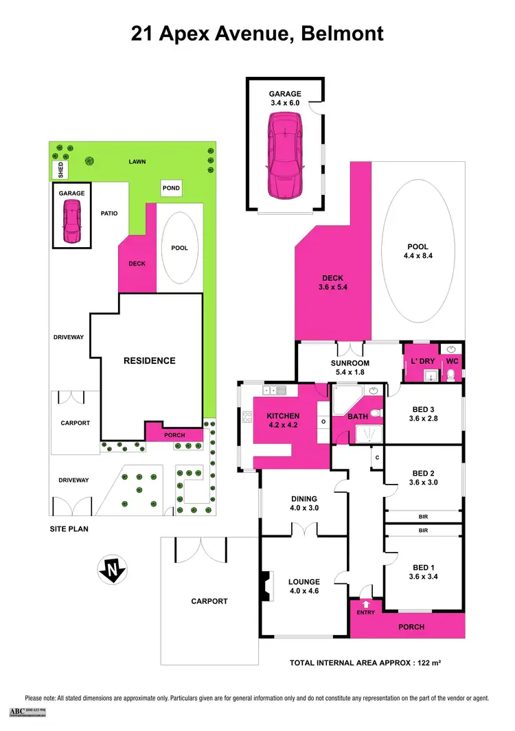 Floorplan of Homely house listing, 21 Apex Avenue, Belmont VIC 3216