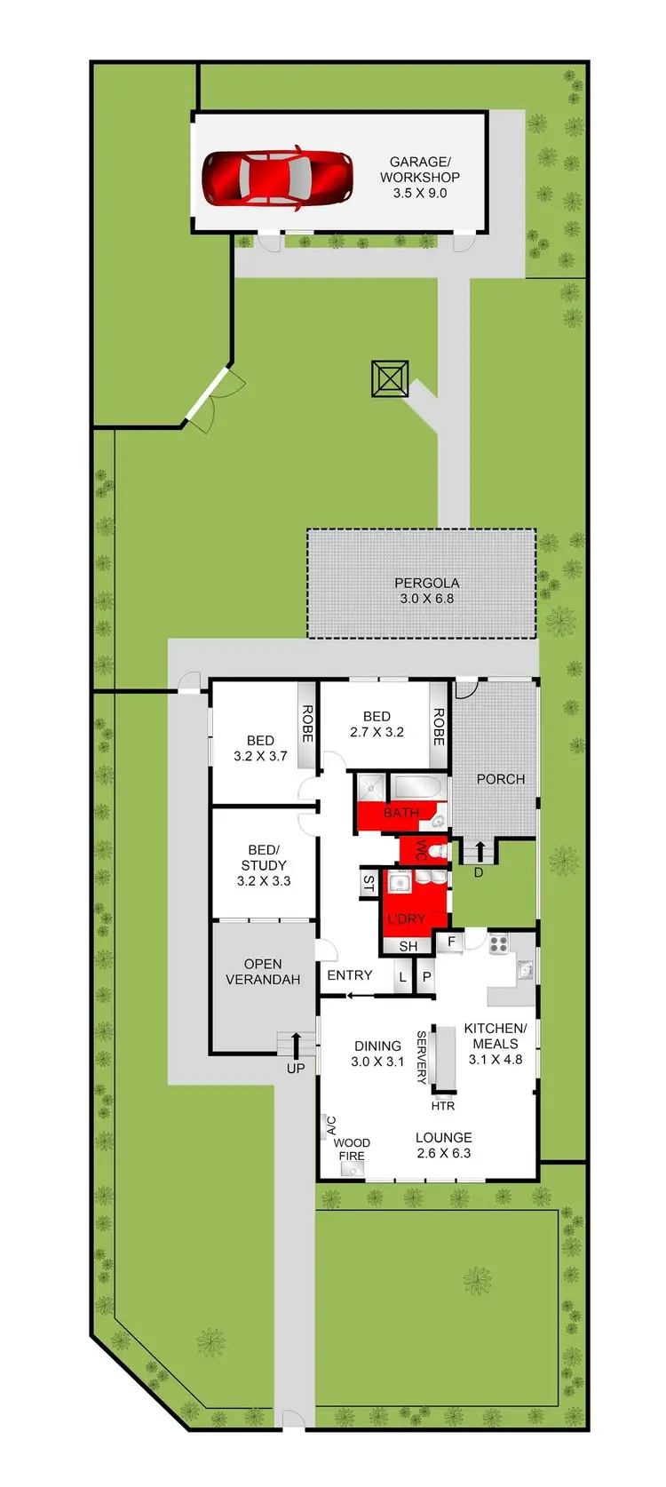 Floorplan of Homely house listing, 176 Thompson Road, North Geelong VIC 3215