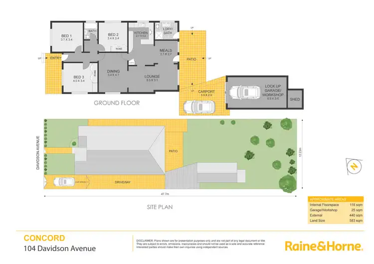 Floorplan of Homely house listing, 104 Davidson Avenue, Concord NSW 2137