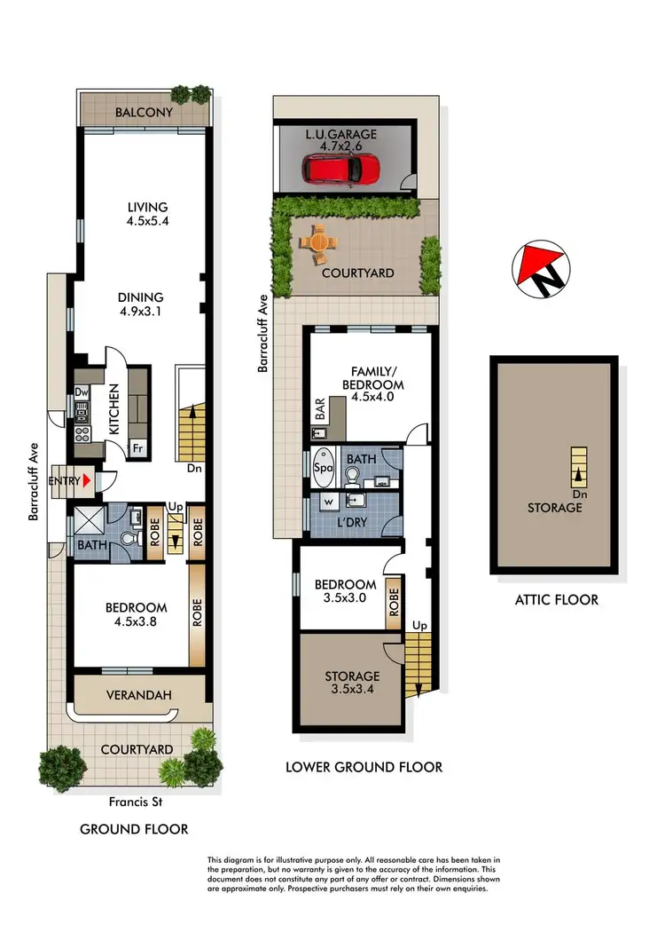 Floorplan of Homely house listing, 115 Francis Street, Bondi Beach NSW 2026