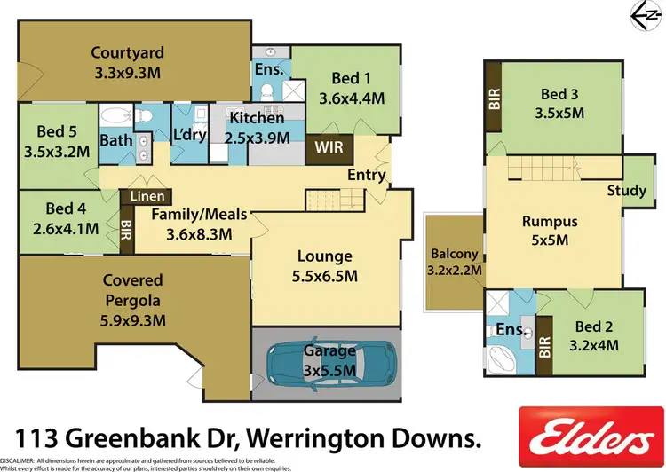 Floorplan of Homely house listing, 113 Greenbank Drive, Werrington Downs NSW 2747