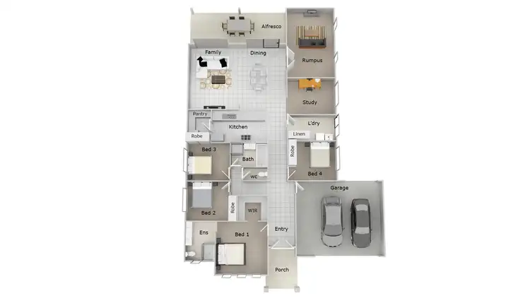 Floorplan of Homely house listing, 21 Oystercatcher Street, Aberglasslyn NSW 2320