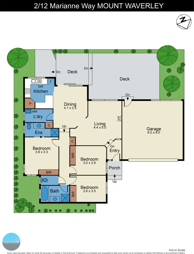 Floorplan of Homely unit listing, 2/12 Marianne Way, Mount Waverley VIC 3149