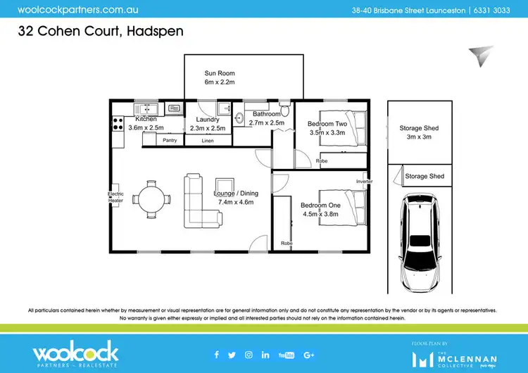 Floorplan of Homely house listing, 32 Cohen Court, Hadspen TAS 7290