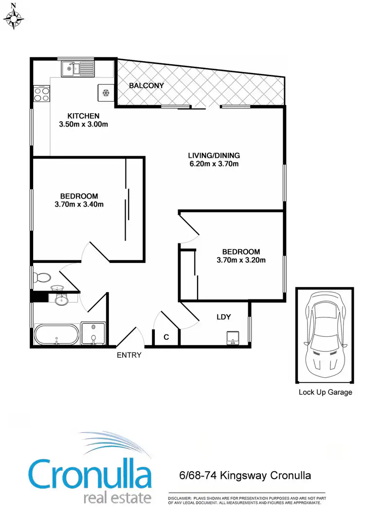 Floorplan of Homely apartment listing, 6/68-74 Kingsway, Cronulla NSW 2230